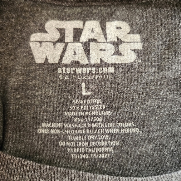 Star Wars Yoda short sleeve shirt Size L - Picture 8 of 9